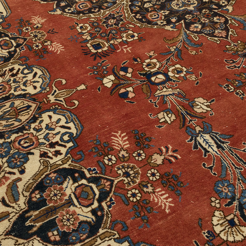 Vintage Hand-Knotted Oriental Rug - 12' 2" x 18' 8" (146" x 224") - K0076984