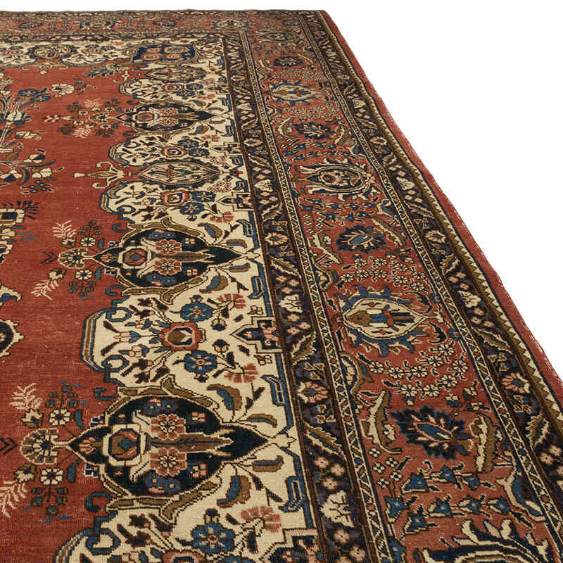 Vintage Hand-Knotted Oriental Rug - 12' 2" x 18' 8" (146" x 224") - K0076984