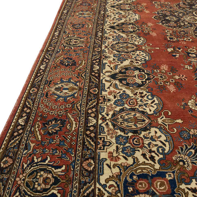 Vintage Hand-Knotted Oriental Rug - 12' 2" x 18' 8" (146" x 224") - K0076984