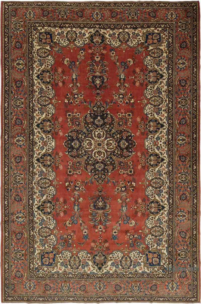 Vintage Hand-Knotted Oriental Rug - 12' 2" x 18' 8" (146" x 224") - K0076984
