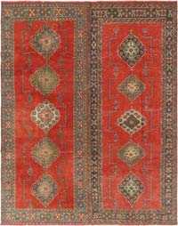 Alfombra Vintage Turca Anudada a Mano - 273 cm x 340 cm