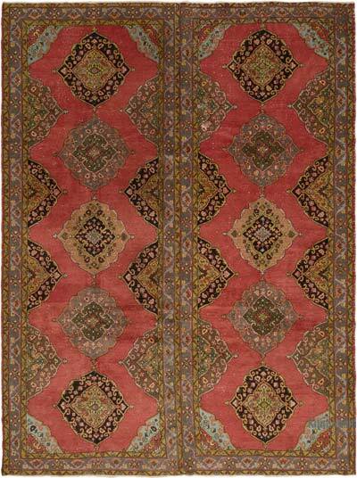 Vintage Turkish Hand-Knotted Rug - 9' 7" x 12' 8" (115" x 152")