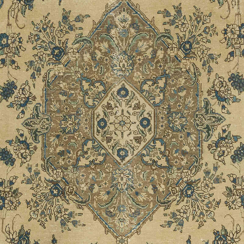 Vintage Hand-Knotted Oriental Rug - 7' 11" x 12' 3" (95" x 147") - K0076990