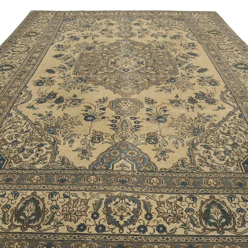 Vintage Hand-Knotted Oriental Rug - 7' 11" x 12' 3" (95" x 147") - K0076990
