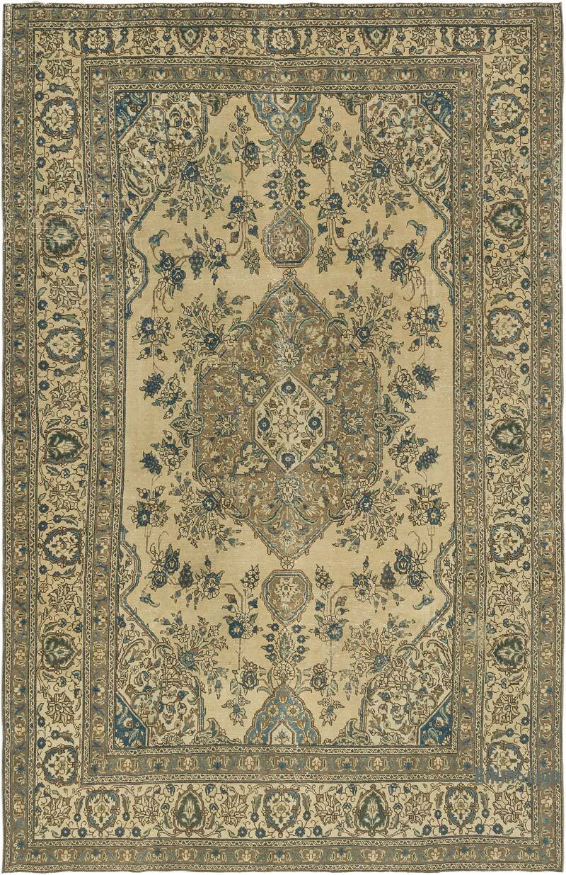 Vintage Hand-Knotted Oriental Rug - 7' 11" x 12' 3" (95" x 147") - K0076990