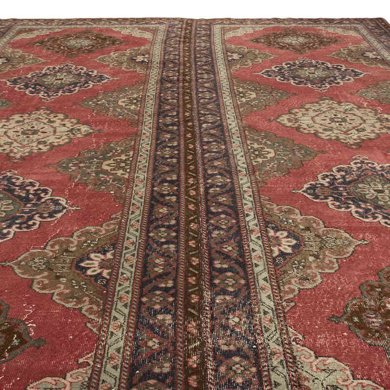 Alfombra Vintage Turca Anudada a Mano - 285 cm x 400 cm - K0076991