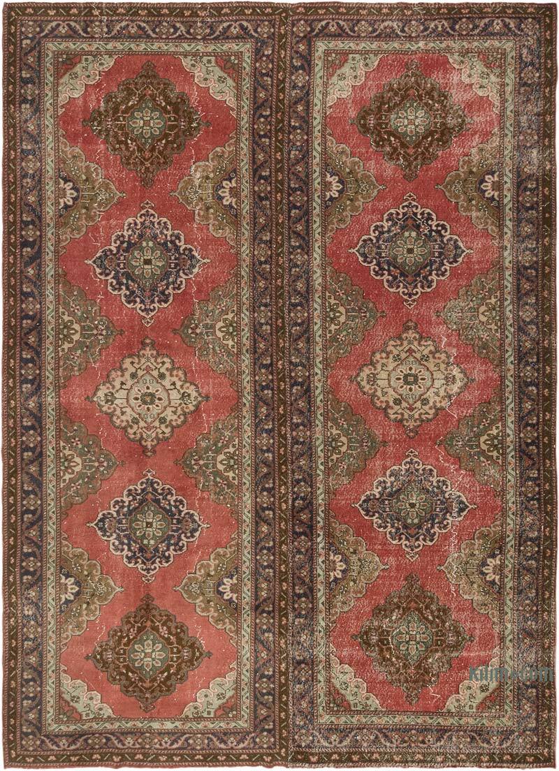 Alfombra Vintage Turca Anudada a Mano - 285 cm x 400 cm - K0076991