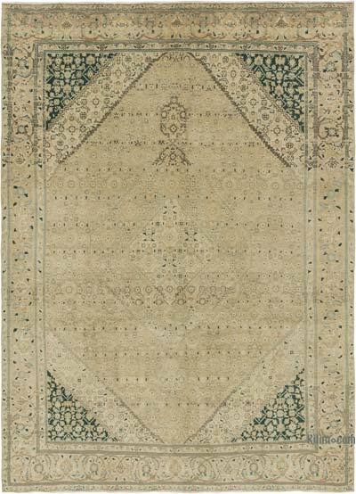 Vintage Hand-Knotted Oriental Rug - 7' 10" x 10' 11" (94" x 131")