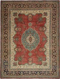 Vintage Hand-Knotted Oriental Rug - 11' 2" x 14' 8" (134" x 176")