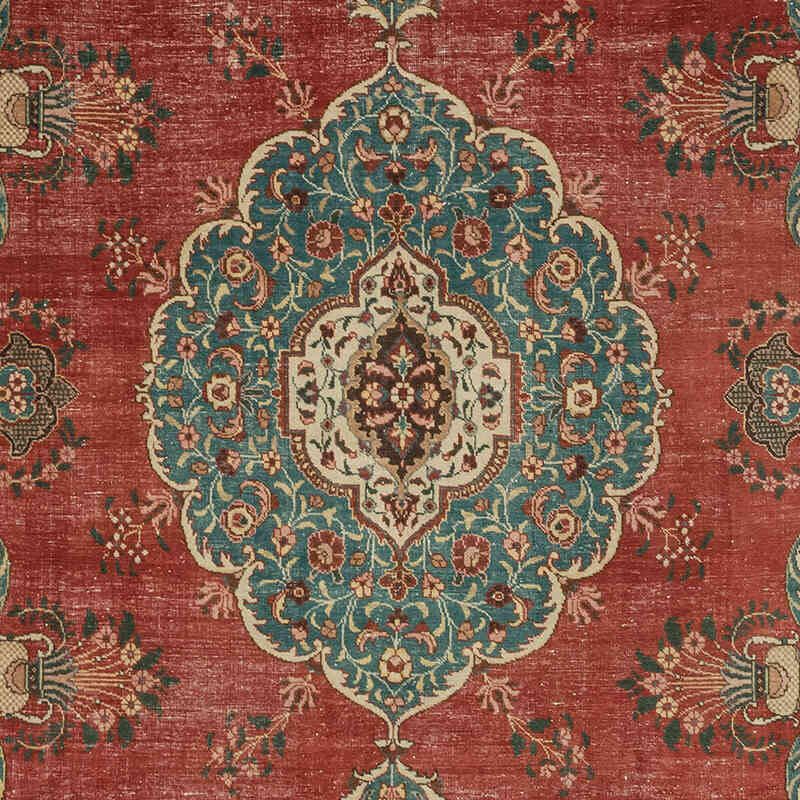 Vintage Hand-Knotted Oriental Rug - 11' 2" x 14' 8" (134" x 176") - K0076995