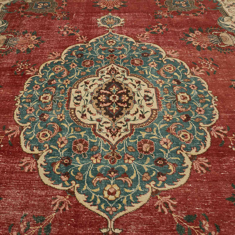 Vintage Hand-Knotted Oriental Rug - 11' 2" x 14' 8" (134" x 176") - K0076995