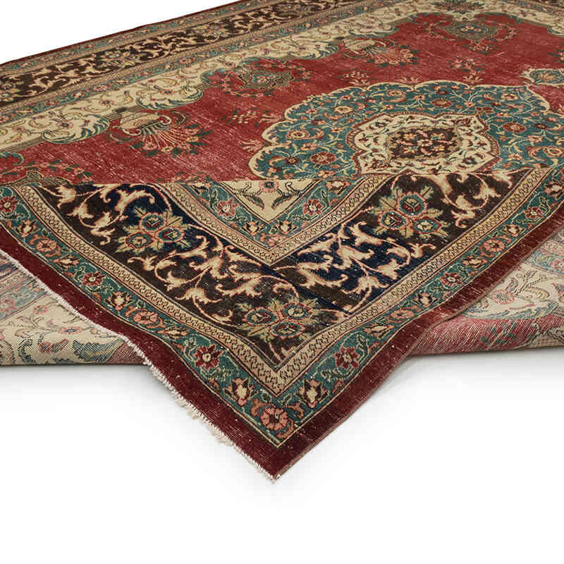 Vintage Hand-Knotted Oriental Rug - 11' 2" x 14' 8" (134" x 176") - K0076995