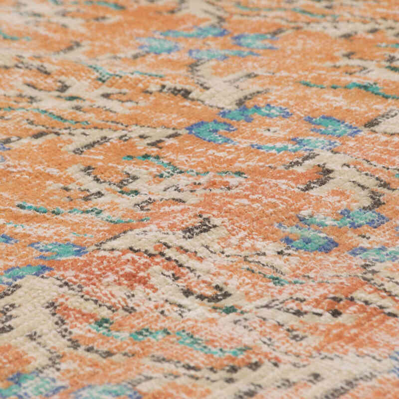 Vintage Turkish Hand-Knotted Rug - 5' 7" x 9'  (67" x 108") - K0076996
