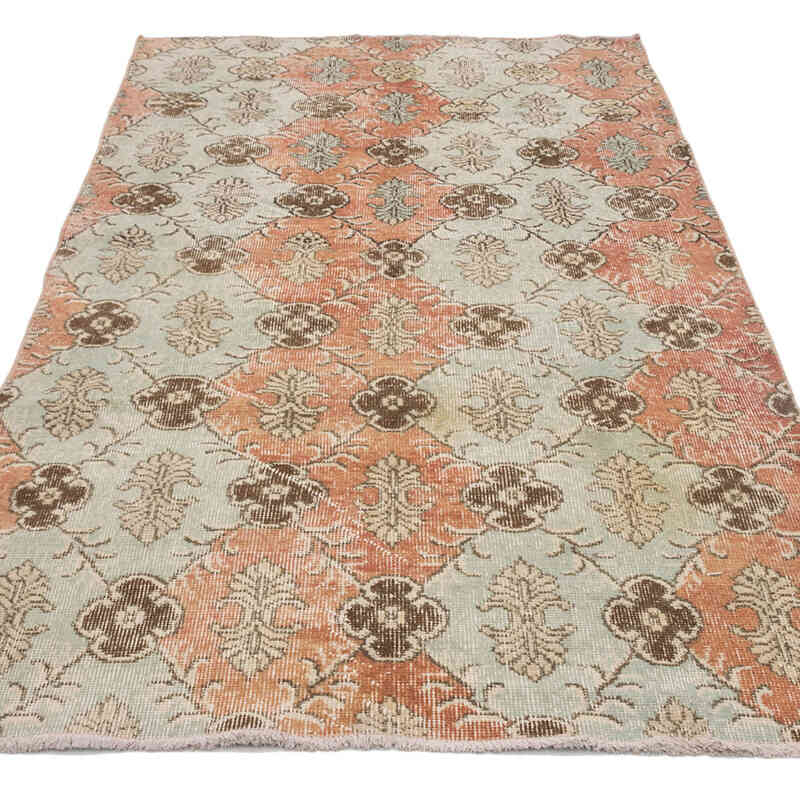 Vintage Turkish Hand-Knotted Rug - 3' 8" x 6' 8" (44" x 80") - K0076997