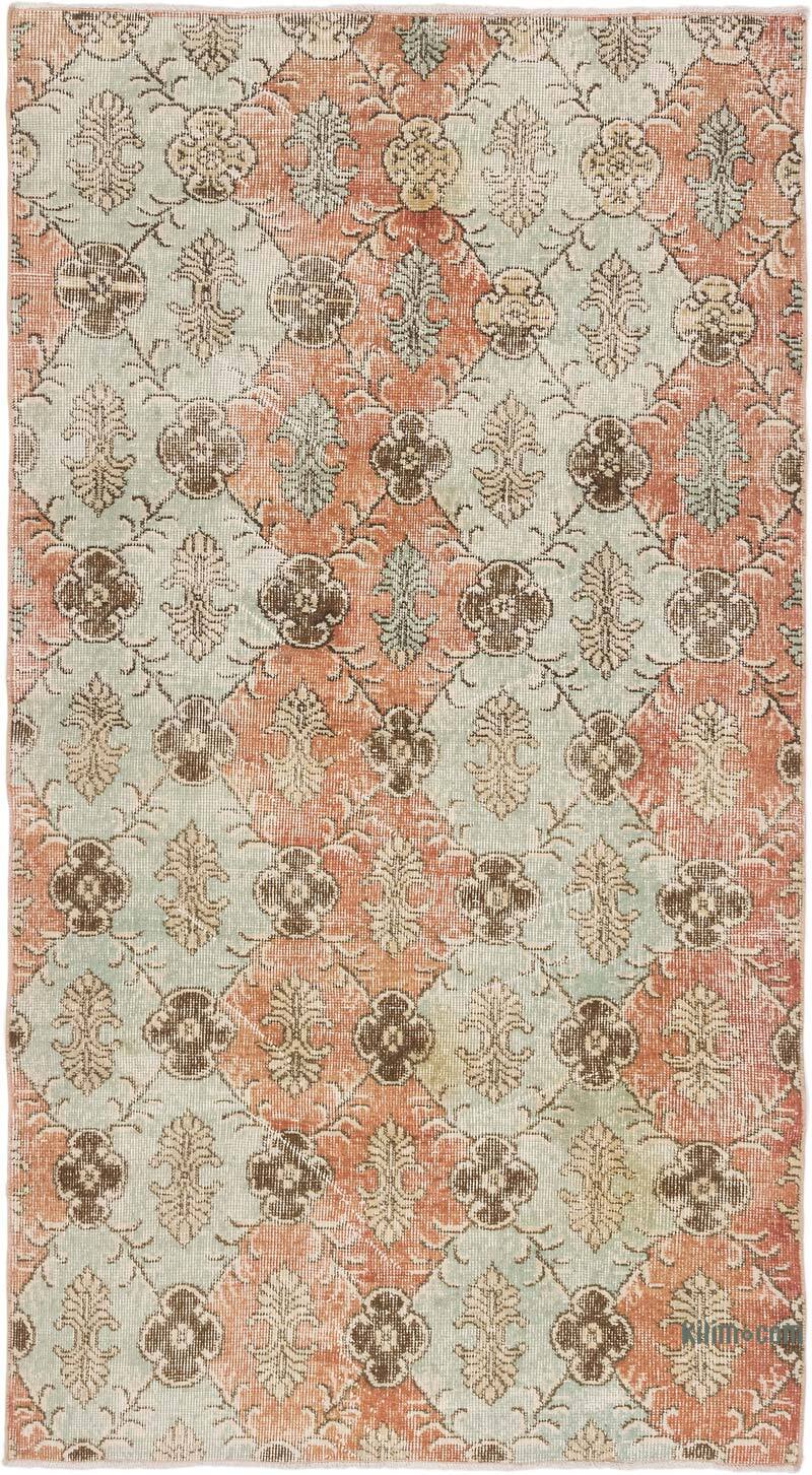 Vintage Turkish Hand-Knotted Rug - 3' 8" x 6' 8" (44" x 80") - K0076997