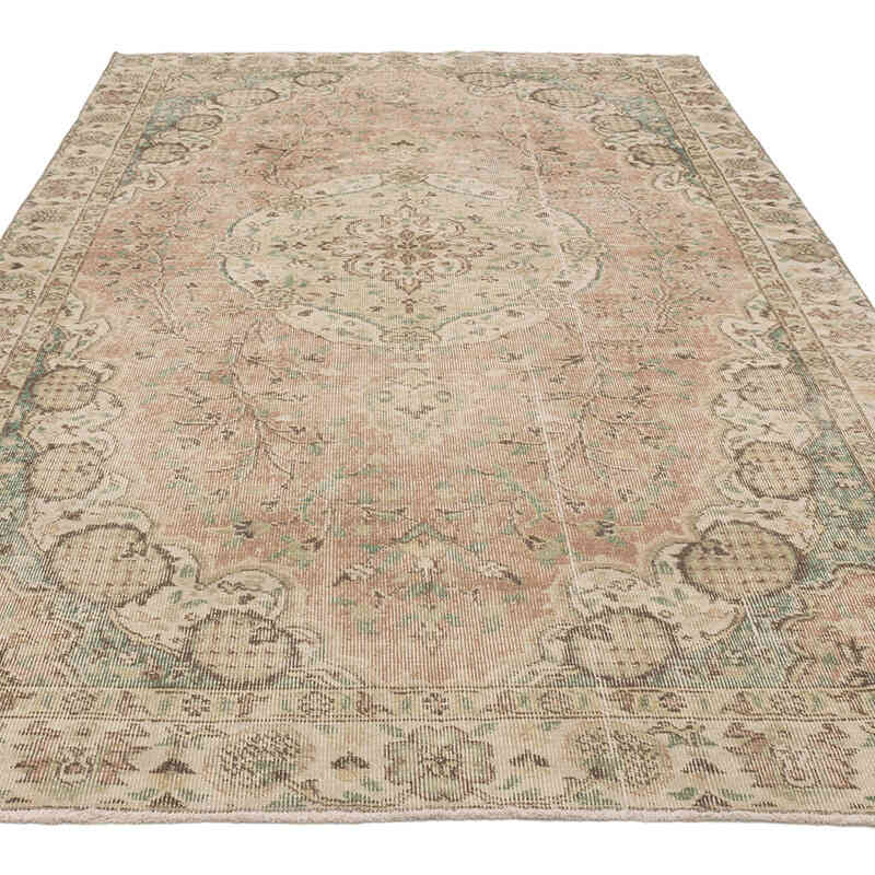 Alfombra Vintage Turca Anudada a Mano - 170 cm x 281 cm - K0076999