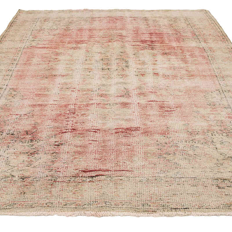 Alfombra Vintage Turca Anudada a Mano - 181 cm x 241 cm - K0077000