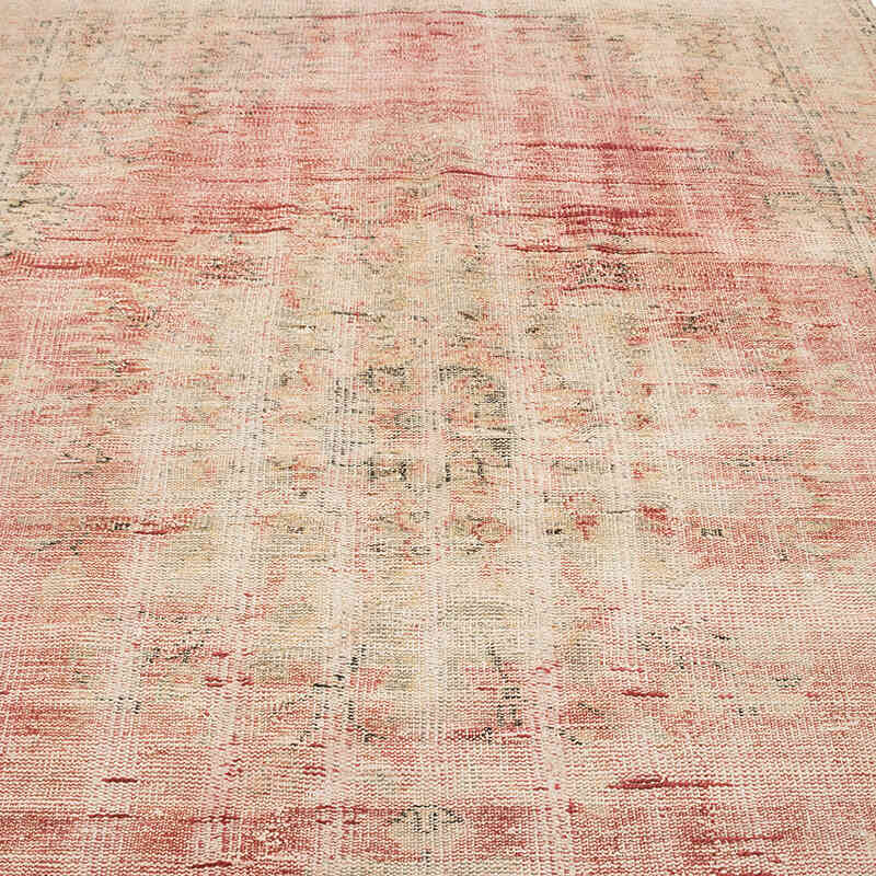 Alfombra Vintage Turca Anudada a Mano - 181 cm x 241 cm - K0077000