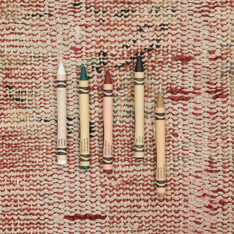 Alfombra Vintage Turca Anudada a Mano - 181 cm x 241 cm - K0077000