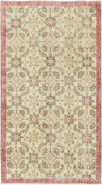 Vintage Turkish Hand-Knotted Rug - 3' 8" x 6' 8" (44" x 80")
