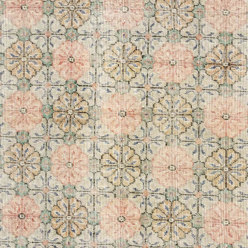 Vintage Turkish Hand-Knotted Rug - 3' 8" x 6' 11" (44" x 83") - K0077005