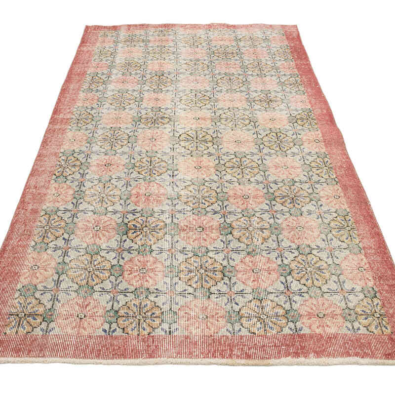 Vintage Turkish Hand-Knotted Rug - 3' 8" x 6' 11" (44" x 83") - K0077005