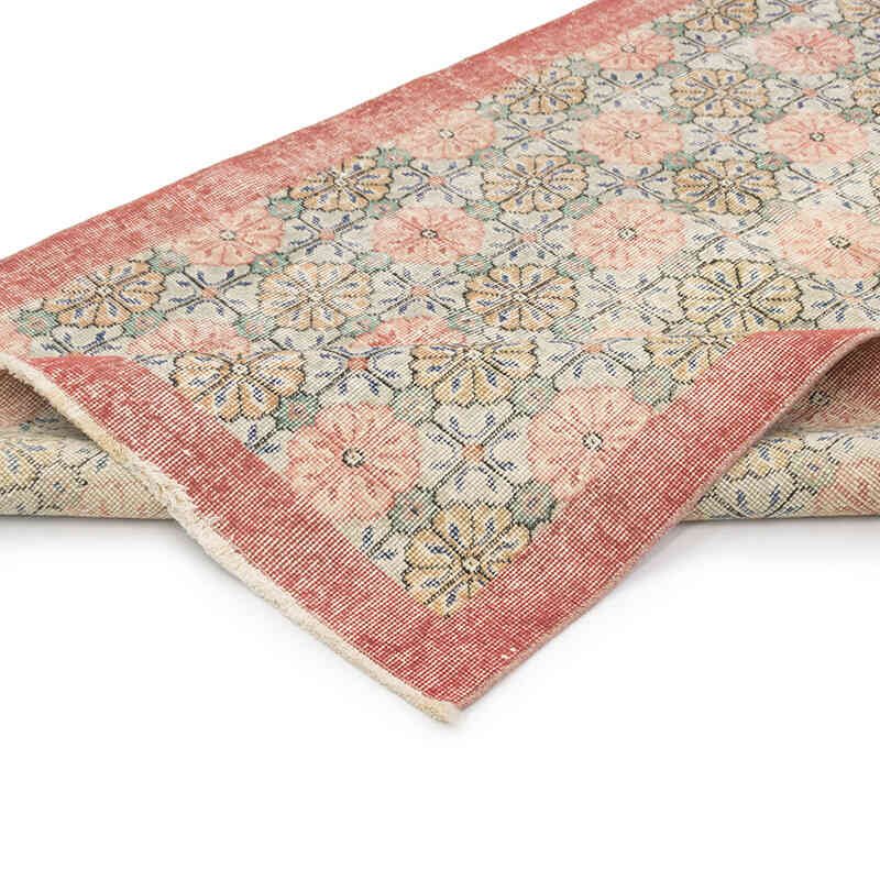 Vintage Turkish Hand-Knotted Rug - 3' 8" x 6' 11" (44" x 83") - K0077005