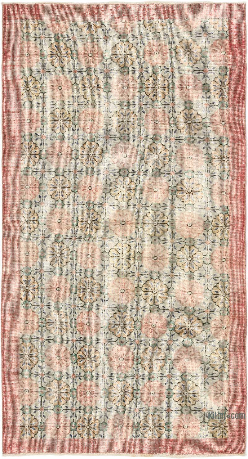 Vintage Turkish Hand-Knotted Rug - 3' 8" x 6' 11" (44" x 83") - K0077005