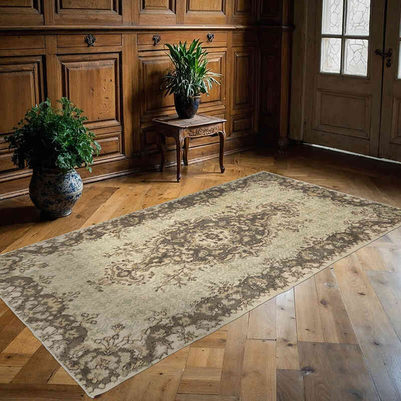 El Dokuma Vintage Hali - 118 cm x 225 cm - K0077012