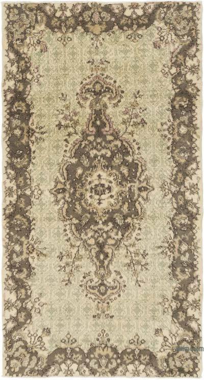Alfombra Vintage Turca Anudada a Mano - 118 cm x 225 cm