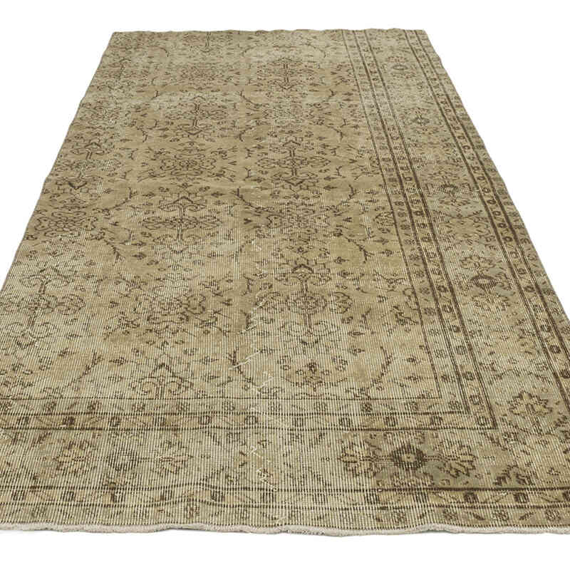 Vintage Turkish Hand-Knotted Rug - 3' 10" x 7' 6" (46" x 90") - K0077014