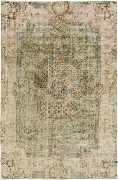 Vintage Turkish Hand-Knotted Rug - 6' 6" x 9' 10" (78" x 118")