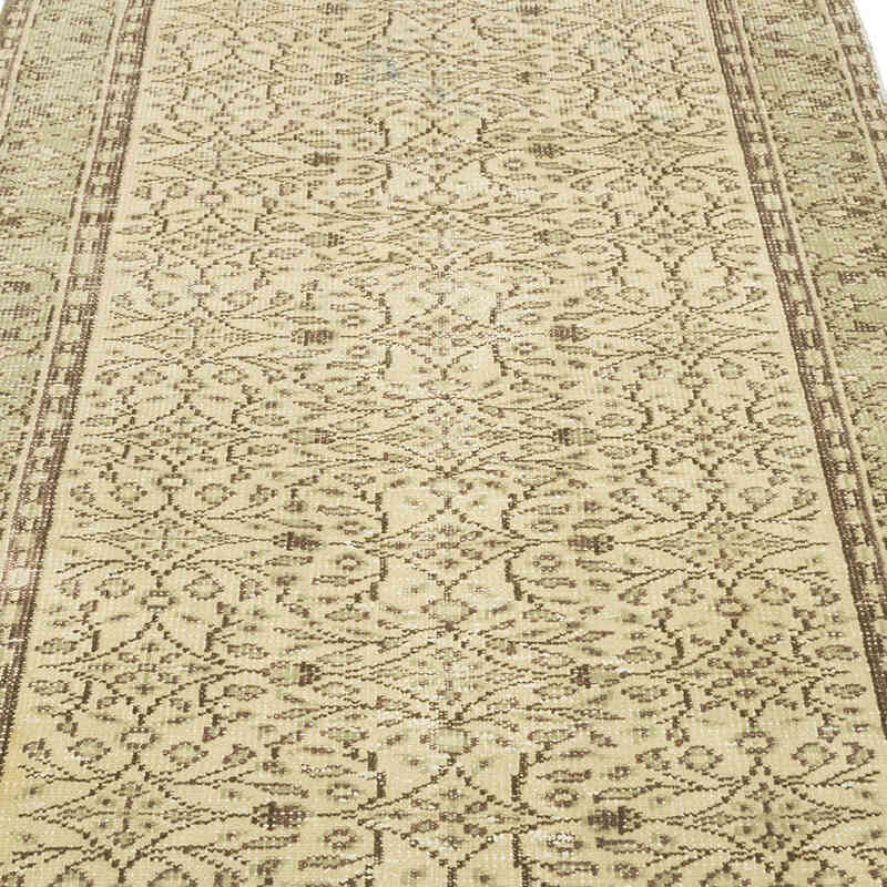 Alfombra Vintage Turca Anudada a Mano - 118 cm x 217 cm - K0077018
