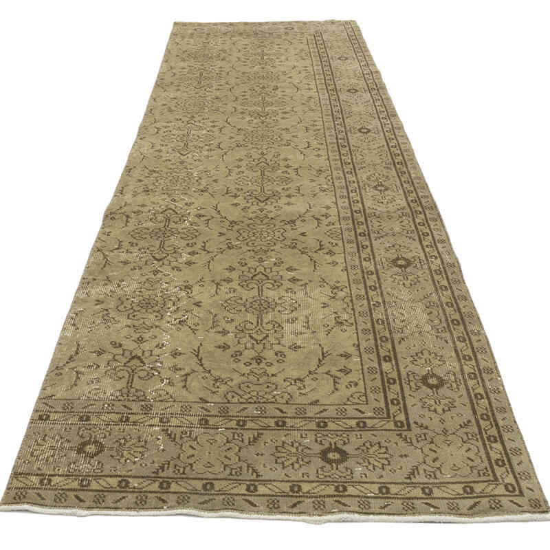 Alfombra Vintage Turca Anudada a Mano - 96 cm x 318 cm - K0077019