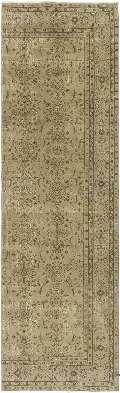 Alfombra Vintage Turca Anudada a Mano - 96 cm x 318 cm