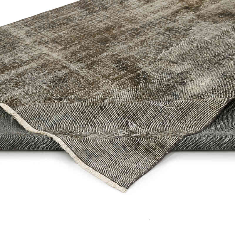 Over-dyed Vintage Hand-Knotted Turkish Rug - 5' 3" x 8' 10" (63" x 106") - K0077020