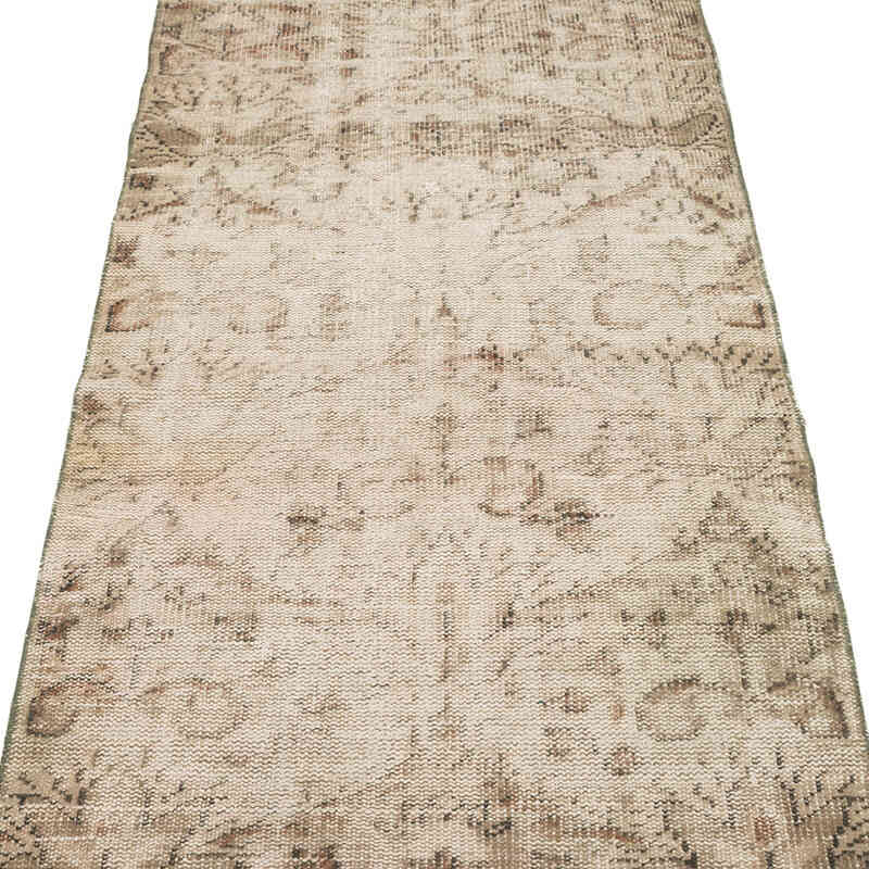 Vintage Turkish Hand-Knotted Rug - 2' 8" x 6' 6" (32" x 78") - K0077021