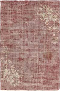 Vintage Turkish Hand-Knotted Rug - 6' 7" x 9' 10" (79" x 118")