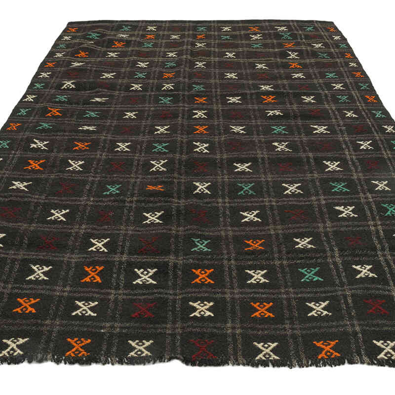 Vintage Anatolian Jijim Rug - 5'  x 8' 6" (60" x 102") - K0077023
