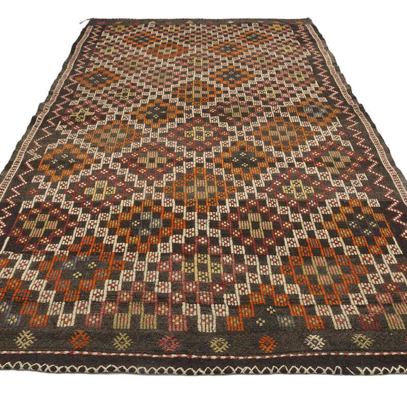 Vintage Anatolian Jijim Rug - 4' 10" x 10' 5" (58" x 125") - K0077024