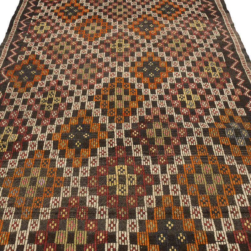 Vintage Anatolian Jijim Rug - 4' 10" x 10' 5" (58" x 125") - K0077024