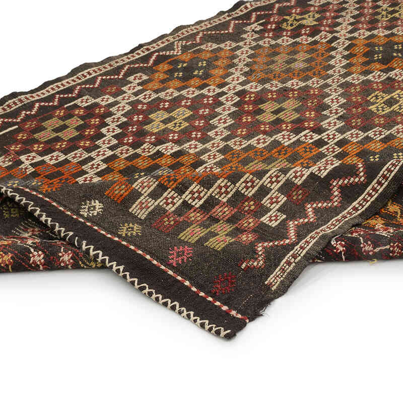 Vintage Anatolian Jijim Rug - 4' 10" x 10' 5" (58" x 125") - K0077024