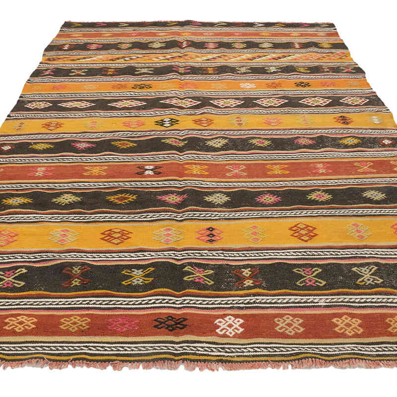 Alfombra Vintage Kilim Turca - 170 cm x 270 cm - K0077028