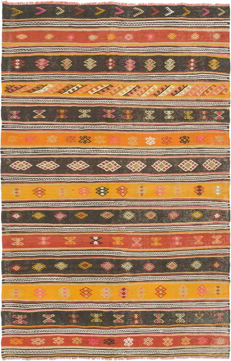 Alfombra Vintage Kilim Turca - 170 cm x 270 cm - K0077028