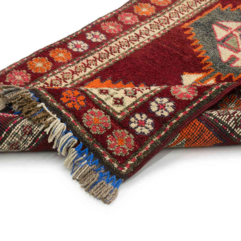 Vintage Tribal Runner Rug - 2' 7" x 12' 2" (31" x 146") - K0077035