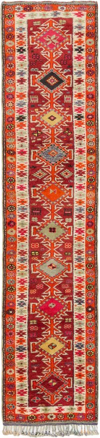 Vintage Anadolu Yolluk - 82 cm x 360 cm