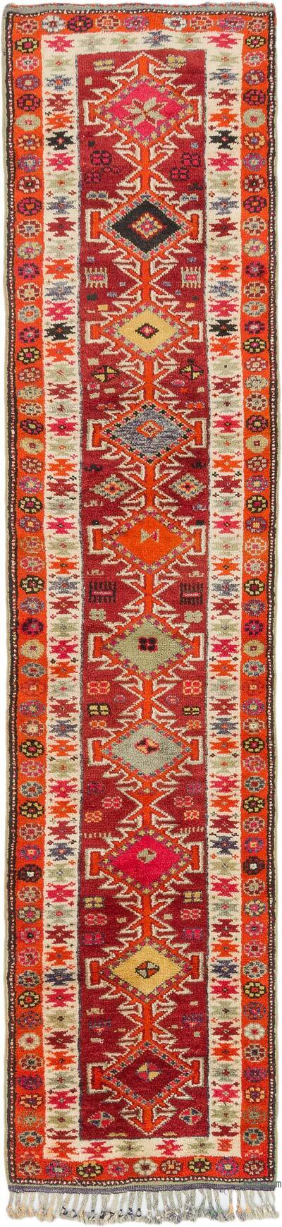 Vintage Tribal Runner Rug - 2' 8" x 11' 10" (32" x 142")