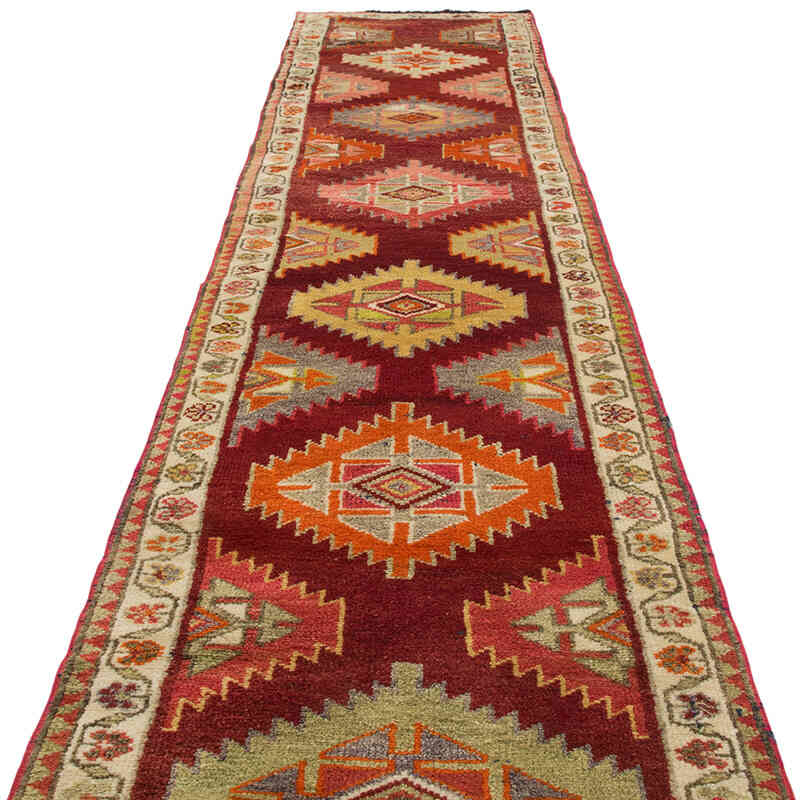 Alfombra Vintage de pasillo - 86 cm x 414 cm - K0077039