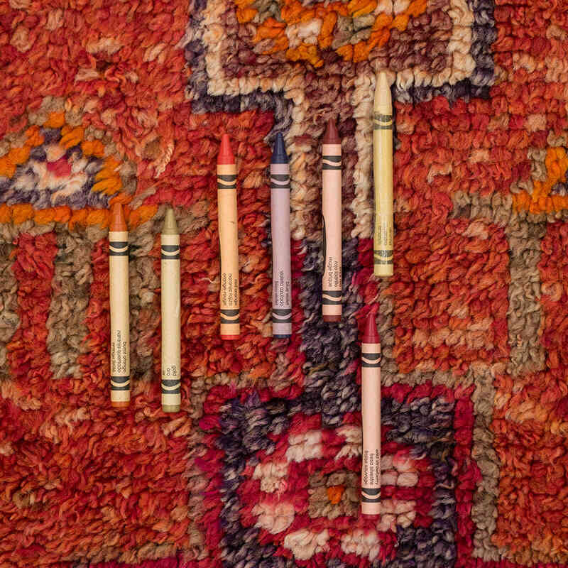 Alfombra Vintage de pasillo - 85 cm x 311 cm - K0077040
