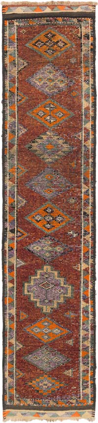 Vintage Anadolu Yolluk - 85 cm x 380 cm